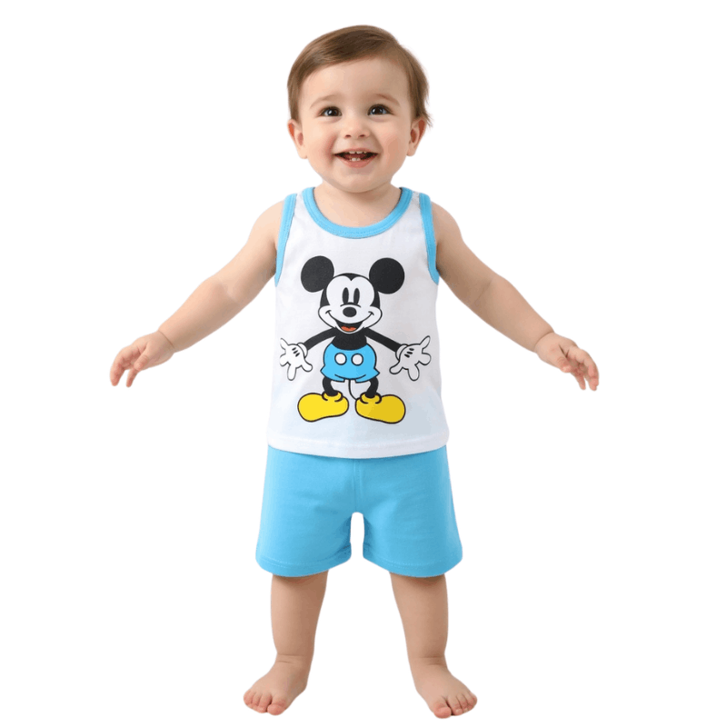 বাচ্চাদের গেঞ্জি সেট ২ পিস (গেঞ্জি+প্যান্ট) (Tank Top)